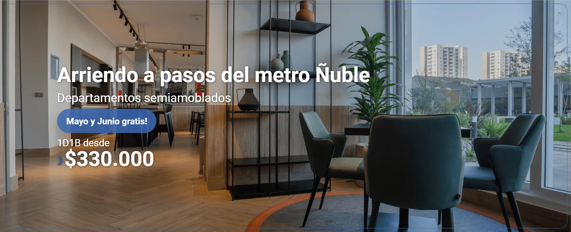 Arrienda en la santiago centro metro ñuble