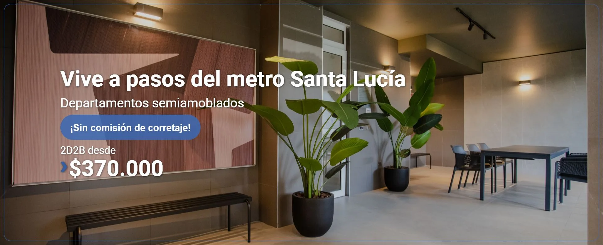 Arriendo en Santa lucía a pasos del metro