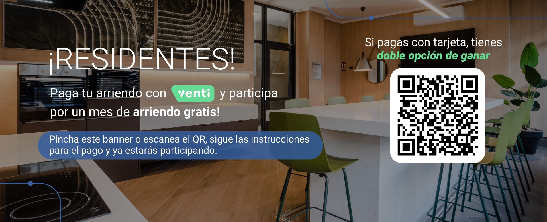 Paga tu arriendo con venti y gana una giftcard departamentos semiamoblados mes gratis