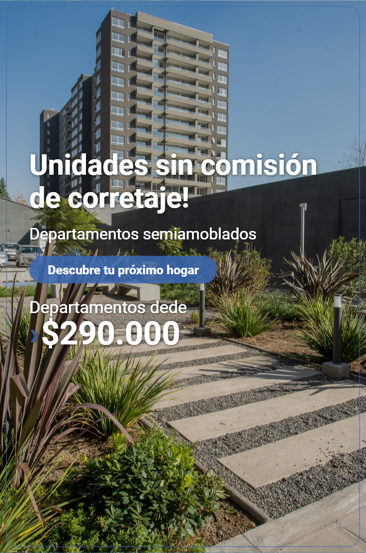 Arrienda sin comisión de corretaje departamentos
