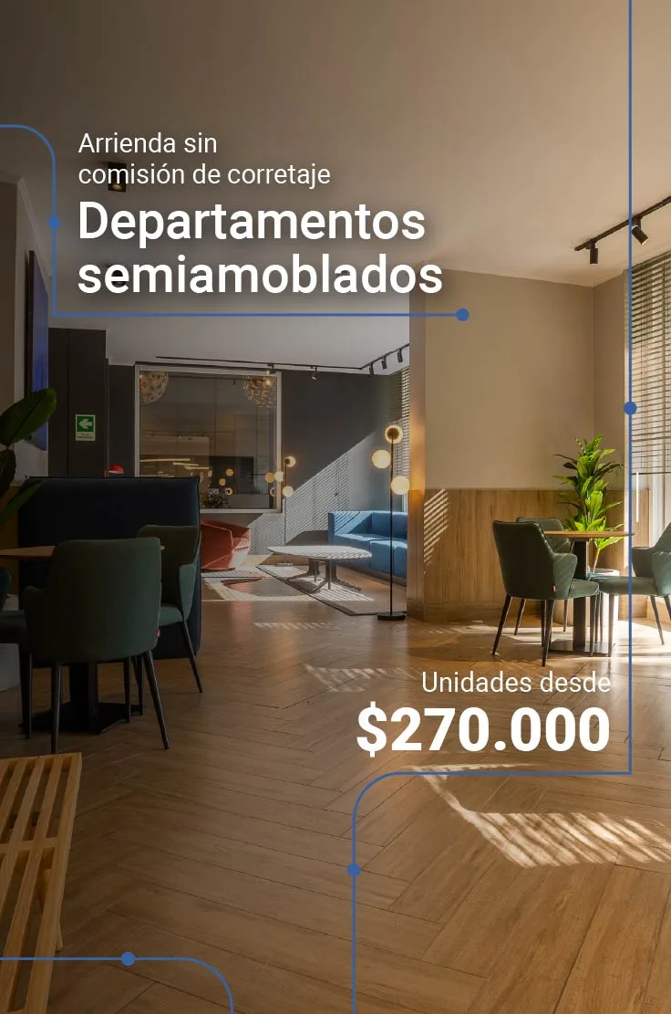 arrienda unidades sin comisión de corretaje