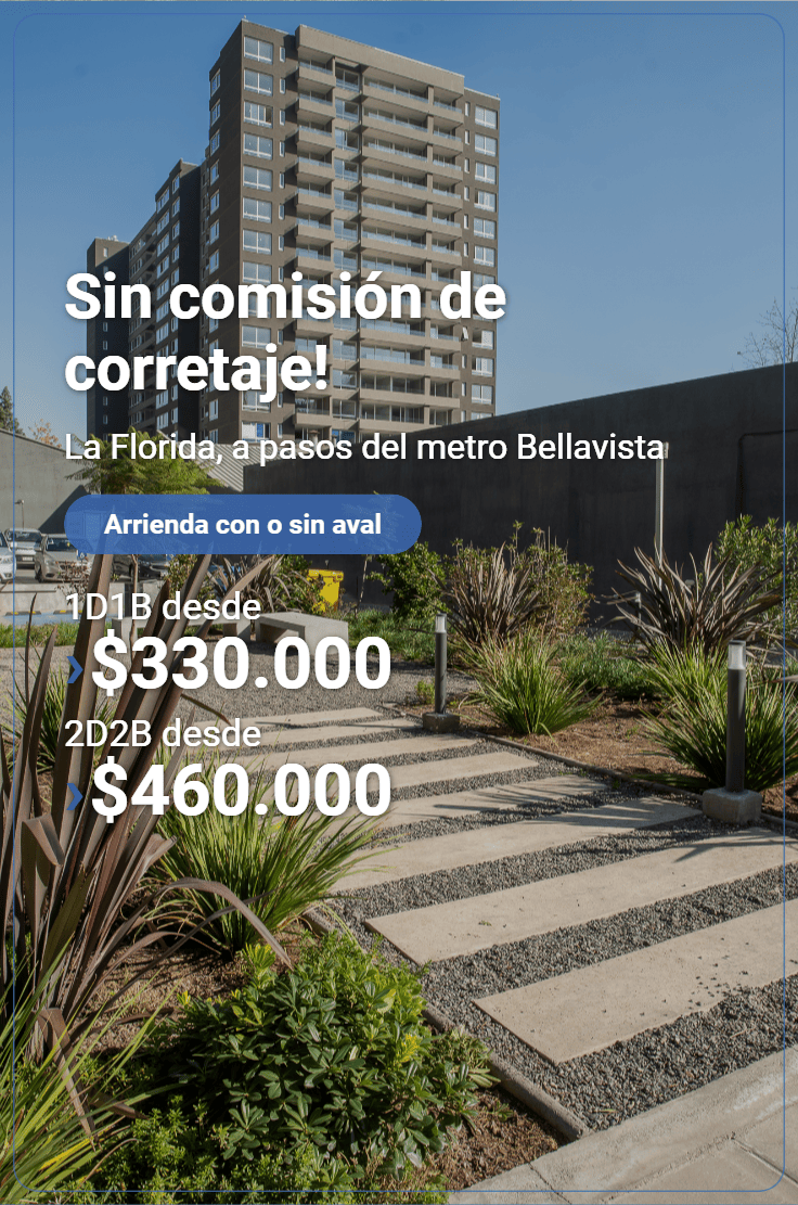 la Florida a pasos del metro bellavista departamentos semiamoblados