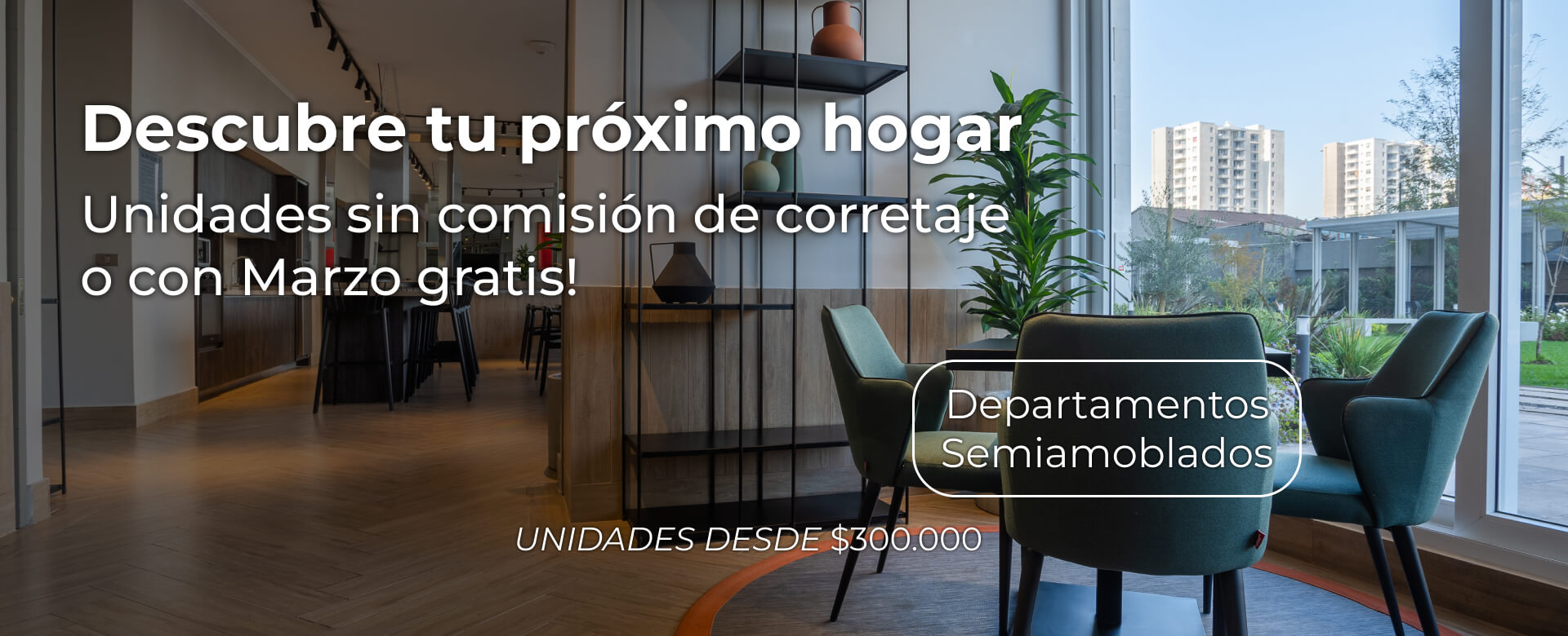 arriendos sin comision de corretaje departamentos semiamoblado santiago