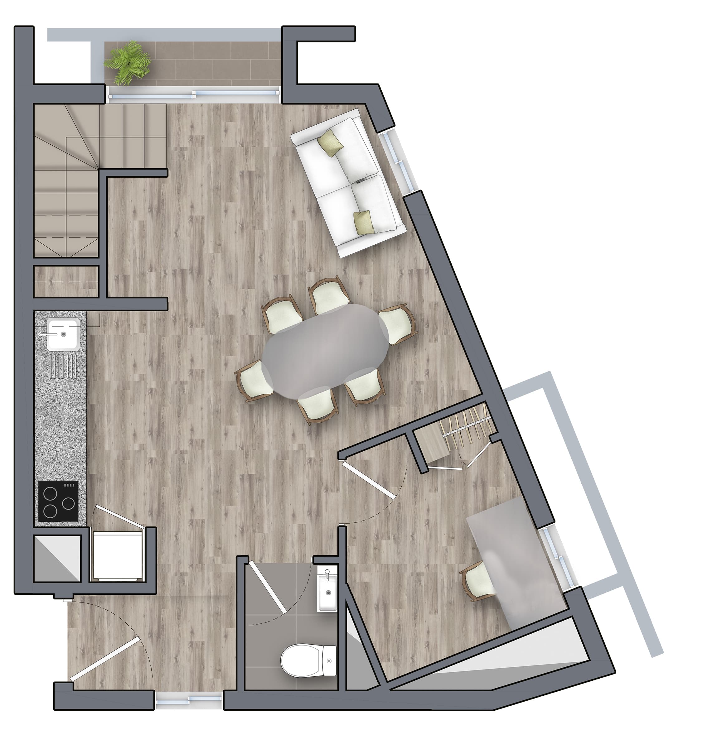 Morandé 924 - Loft 2D2B
